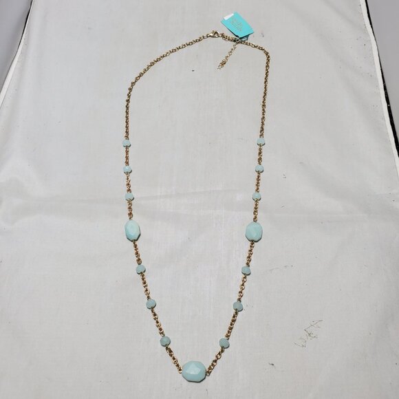 SPRING STREET by Nordstrom Multi Stone with Gold Chain Necklace: - Picture 3 of 7